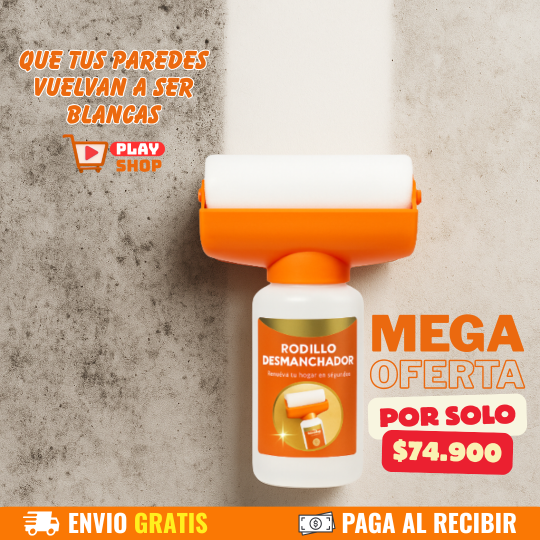 ✨ Rodillo Desmanchador de Paredes 🧽