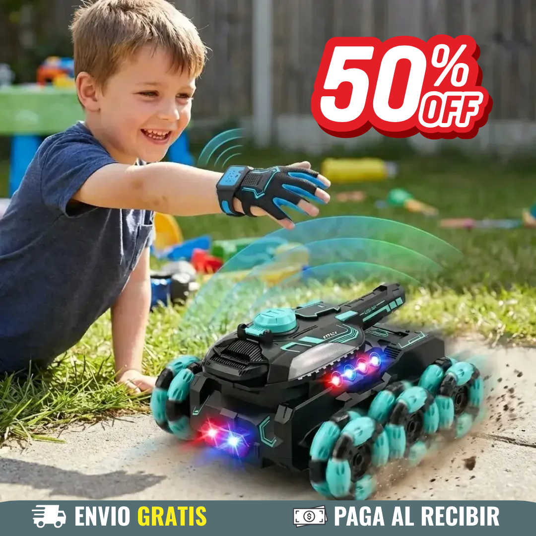 🔥 Carro Todoterreno 6 ruedas con Control por Gestos