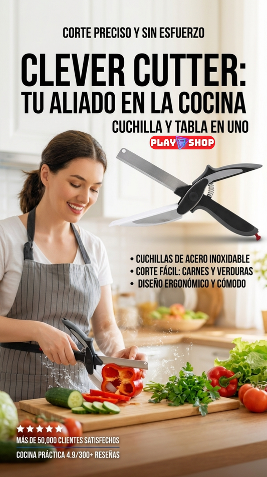✂️ Tijeras de Cocina Picatodo 2 en 1 👨🏻‍🍳