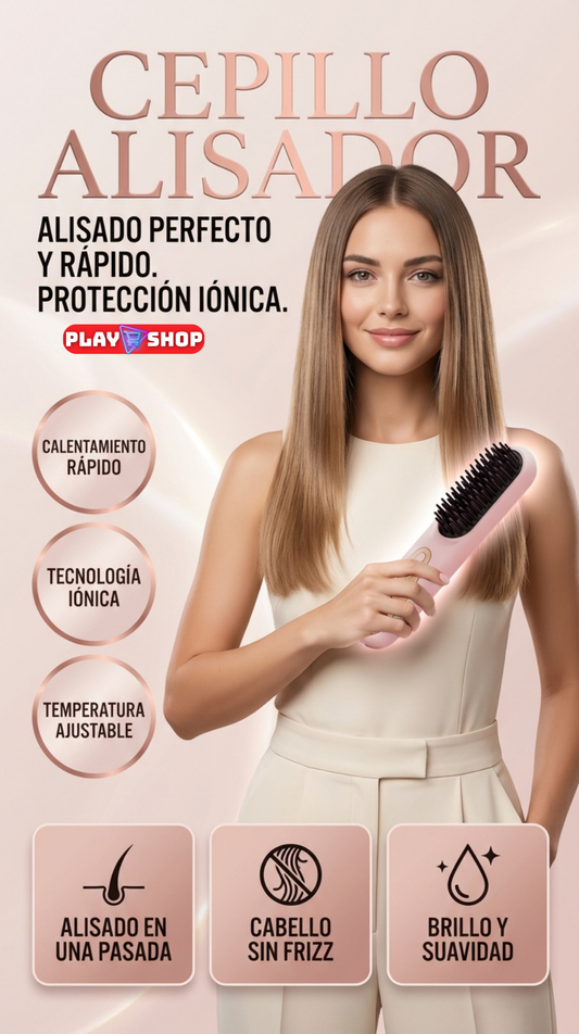 ✨ Cepillo Alisador Portátil 💁‍♀️