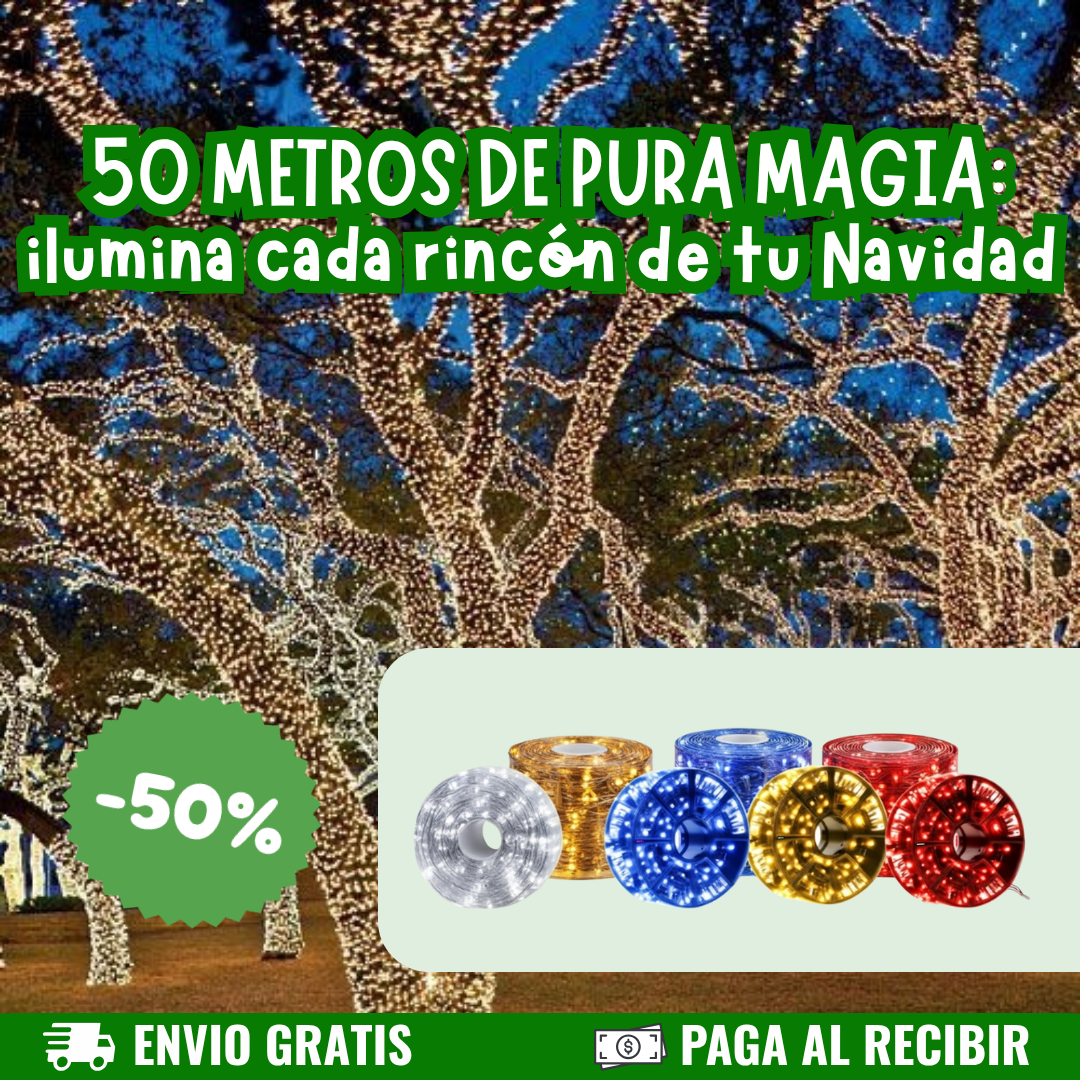 Luces LED Navideñas para Decorar tu Hogar ✨🎄