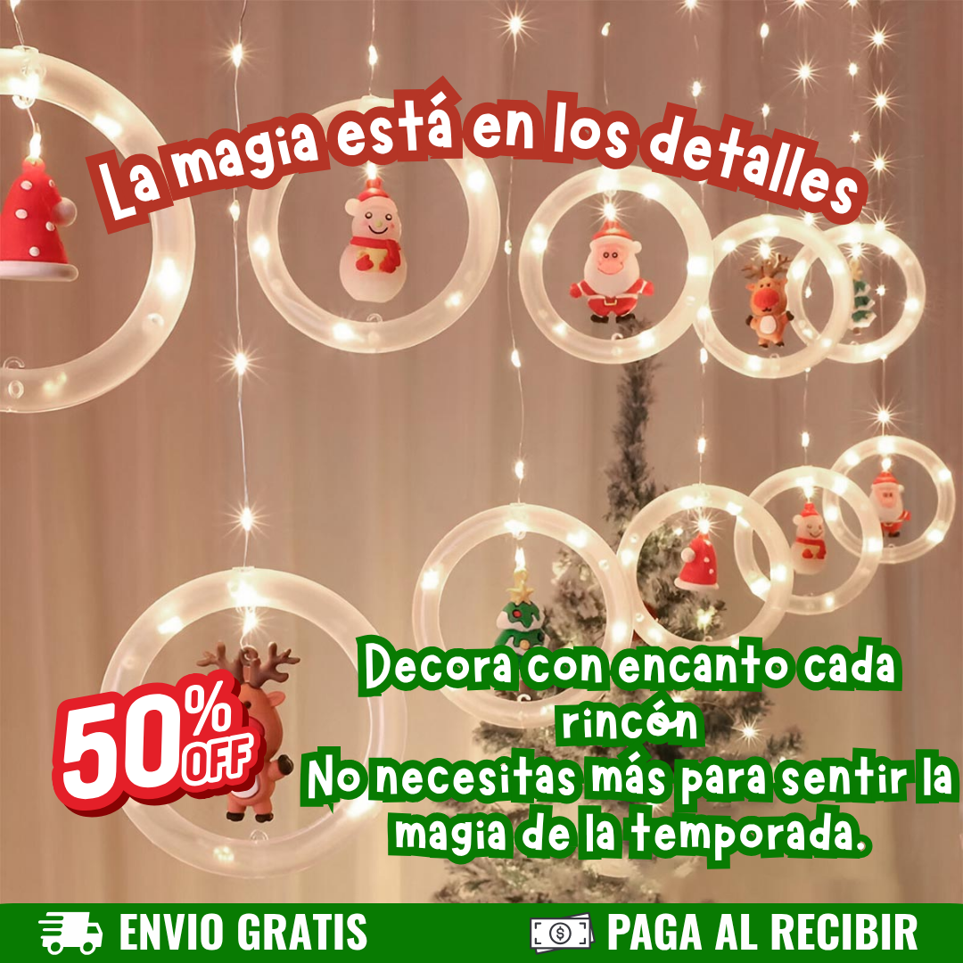 Luces LED Navideñas para Decorar tu Hogar ✨🎄