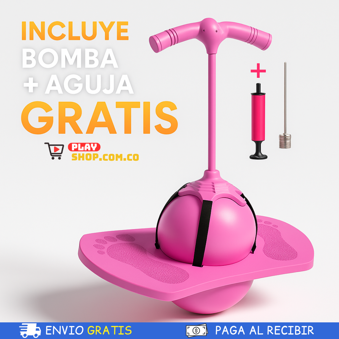 🎉 Jumping Ball Infantil con Manillar 🐇💥