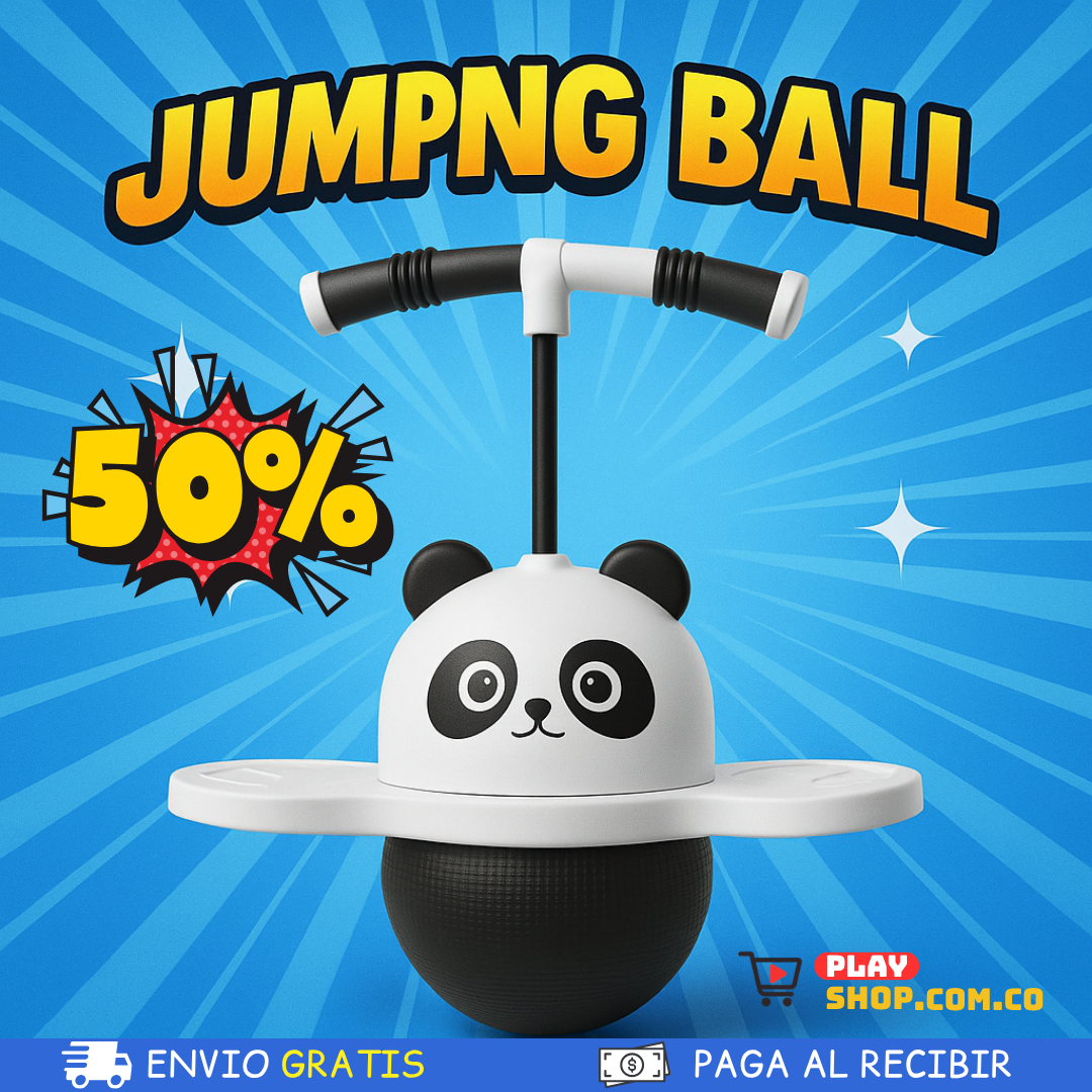 🎉 Jumping Ball Infantil con Manillar 🐇💥