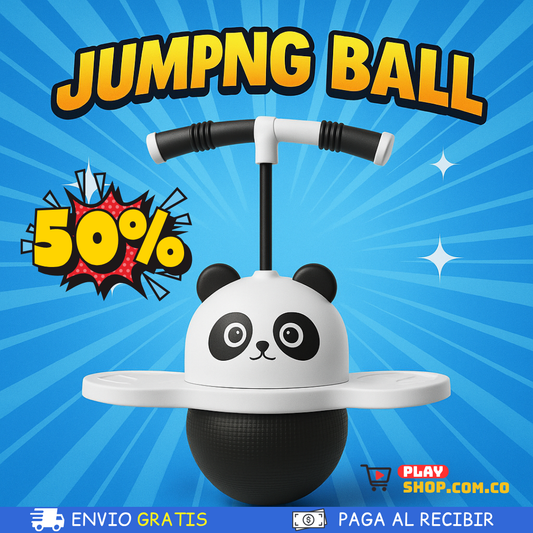🎉 Jumping Ball Infantil con Manillar 🐇💥