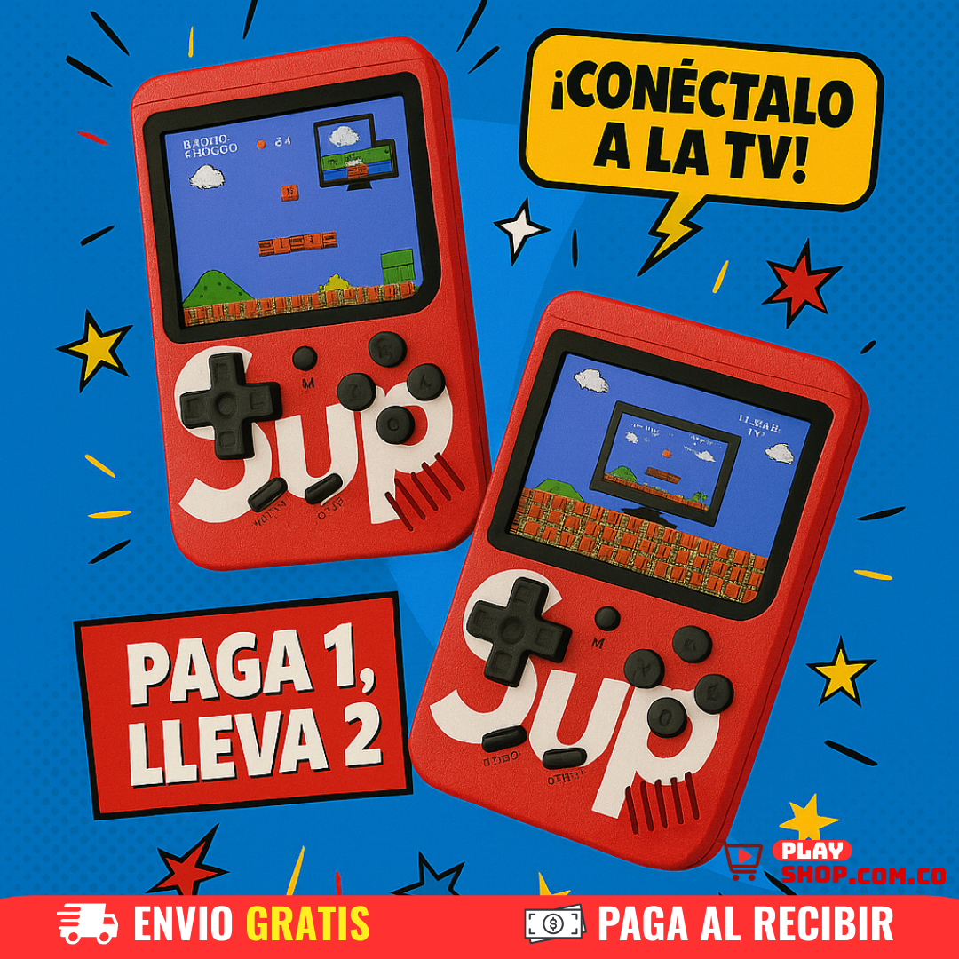 🔥 Consola Retro SUP 400 Juegos 🎮