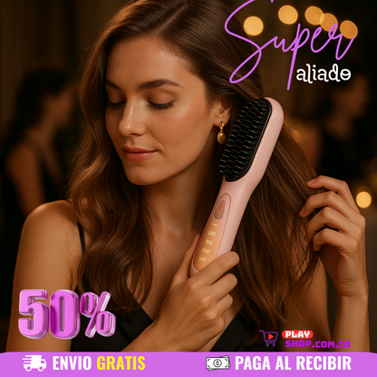 🔥 Cepillo Alisador Portátil Inalámbrico🪮