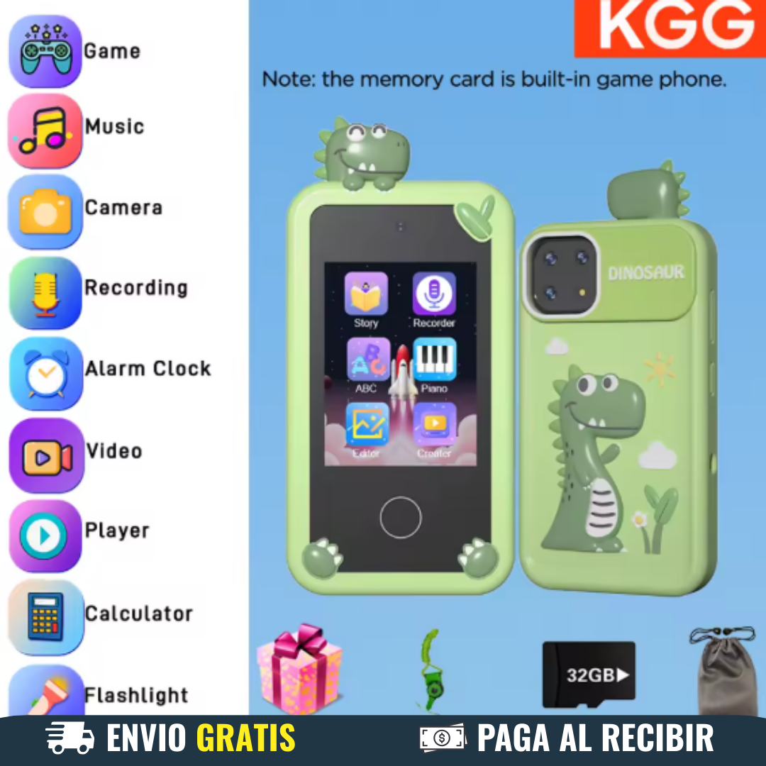 🔥 Teléfono Infantil Educativo con Cámara – Mini Smartphone Seguro