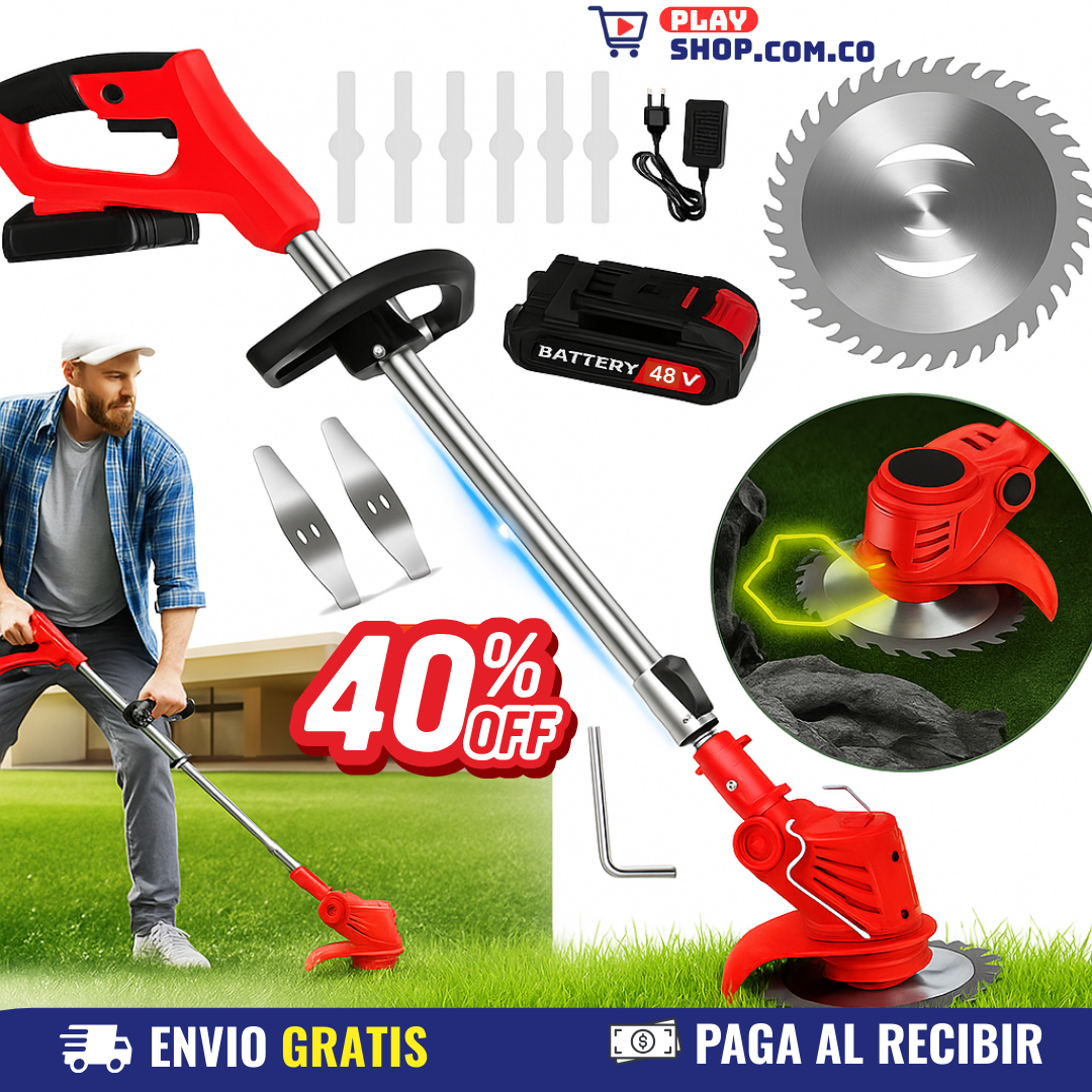 Guadaña ⚡ Corta Césped Inalámbrico EcoPower  48V