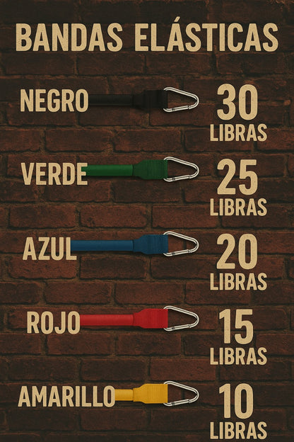 Kit de Bandas elásticas 💪🏻Tonificación y Recuperación